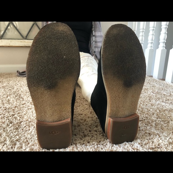 Ugg black booties size 7.5 - Picture 5 of 6